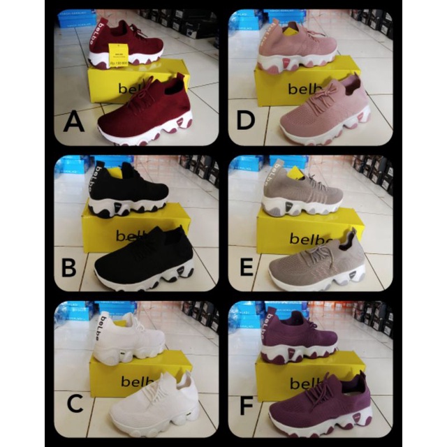 Belbe sepatu rajut wanita 36-40