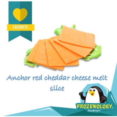 

BgKr Anchor Keju Cheddar Slice Red Cheese Slices Lembar Quick Melt Varian