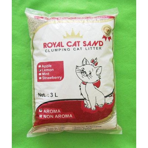 pasir kucing murah ROYAL CAT SANDS 3 liter
