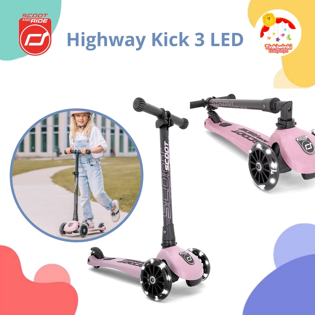 Scoot and Ride Highway Kick 3 LED scooter