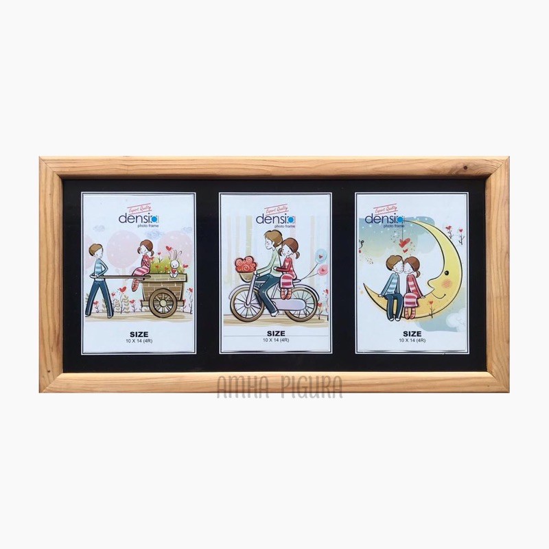 Pigura Kayu Jati Belanda/Fiber 3skat 4R