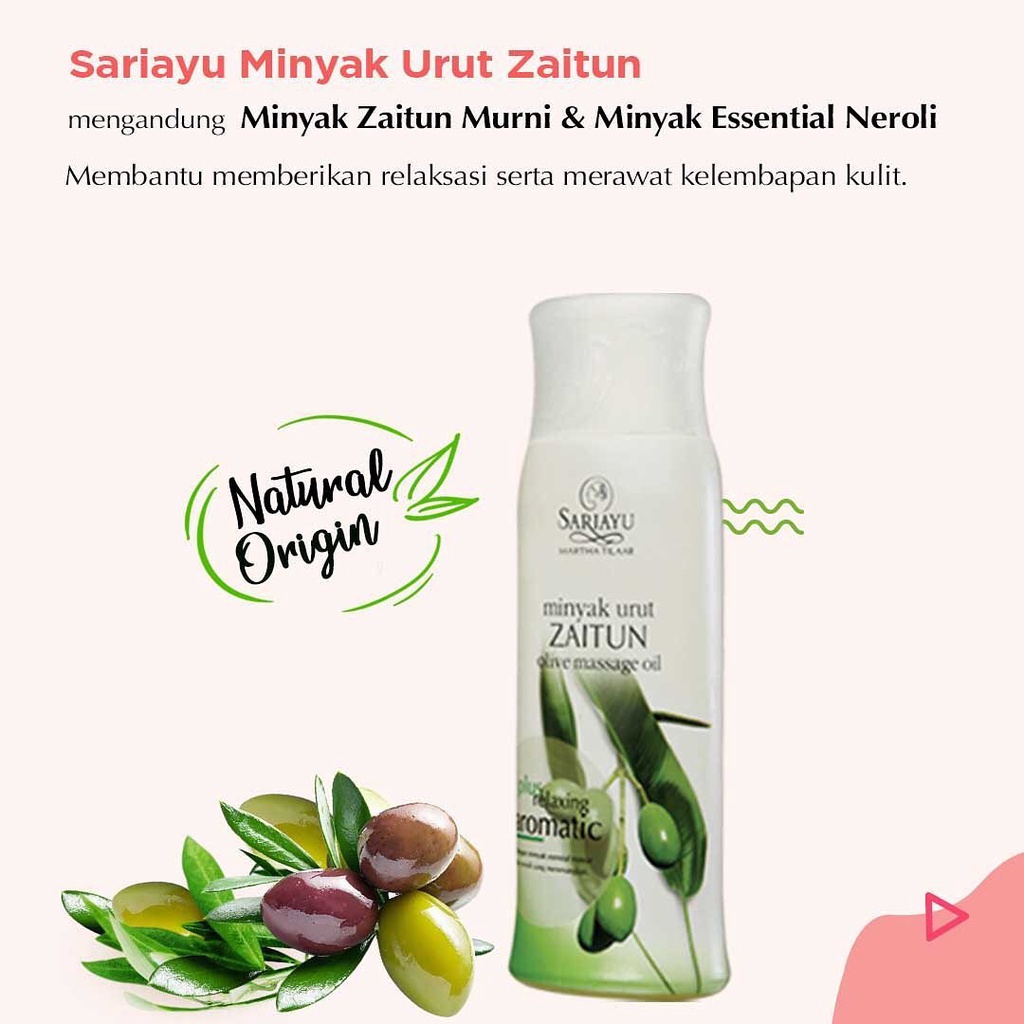 ★ BB ★ Sariayu Minyak Urut Zaitun 150ml - Sari Ayu