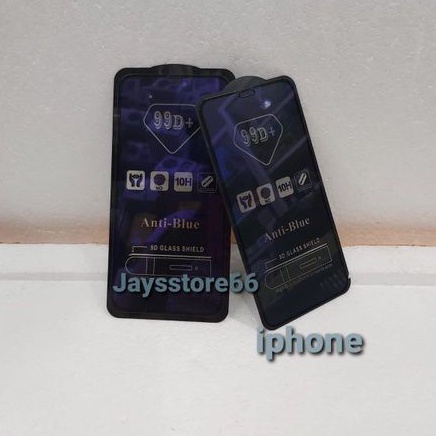 TemperedGlass 99+ Anti-Blue Galas Shield Anti Radiasi iphone 7 / iph xs/ iph x /iph 11 pro/ iph xr