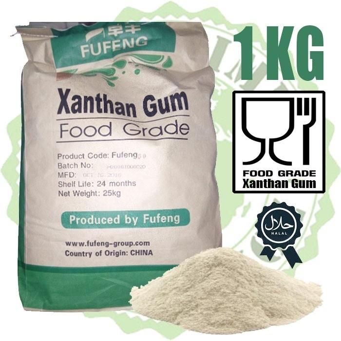 

Gandum / Xanthan Gum Food Grade ( Emulsifier ) 1Kg Kualitas Terbaik