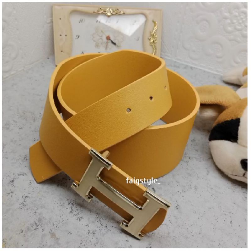 Ikat pinggang wanita / Belt mustard / Ikat pinggang lebar