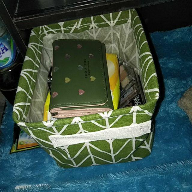 Keranjang Lipat Mini Kanvas