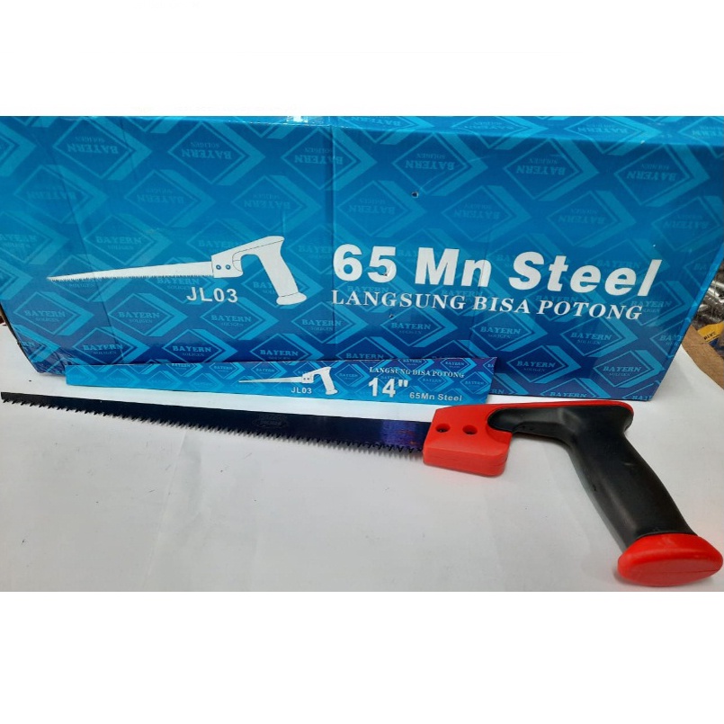 COD Hand saw Gergaji Kompas Serba Guna 14 Inch runcing triplek dahan kayu GROSIR ECER READY MEDAN