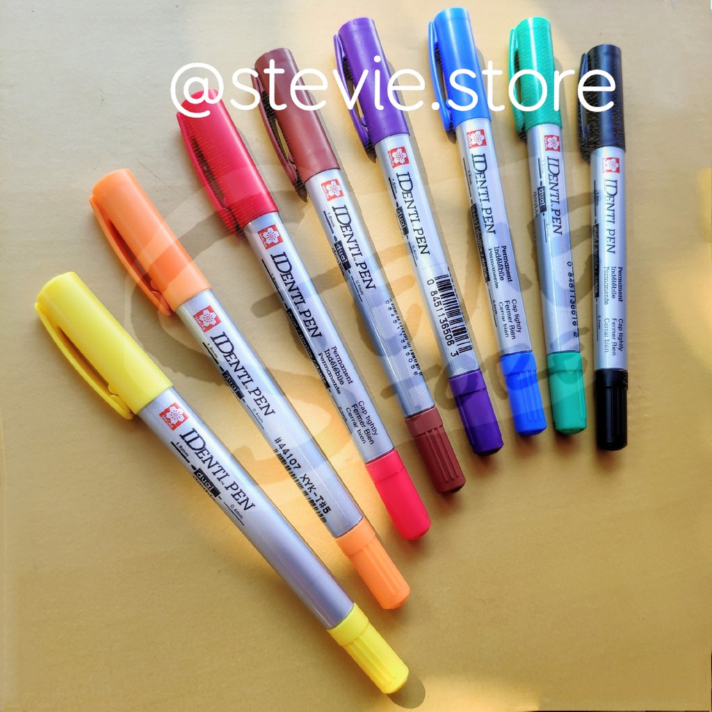 

Sakura - IDenti Pen Dual Point Alcohol Based Permanent Marker - 8 Pilihan Warna - Spidol Permanen