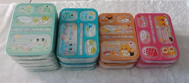Lunch Box Yooyee 590 Sekat 5  Bpa Free