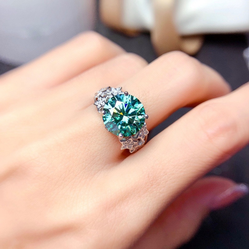 Cincin Adjustable Desain Bintang Hias Cubic Zirconia Gaya Korea Untuk Wanita