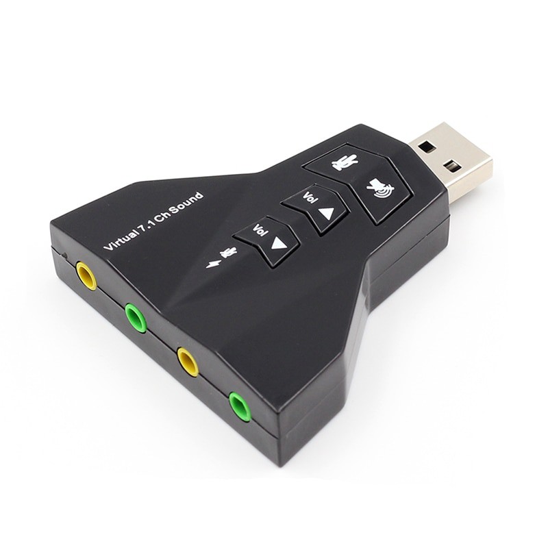 Sound Card USB 7.1 Channel Support 3D Soundcard USB