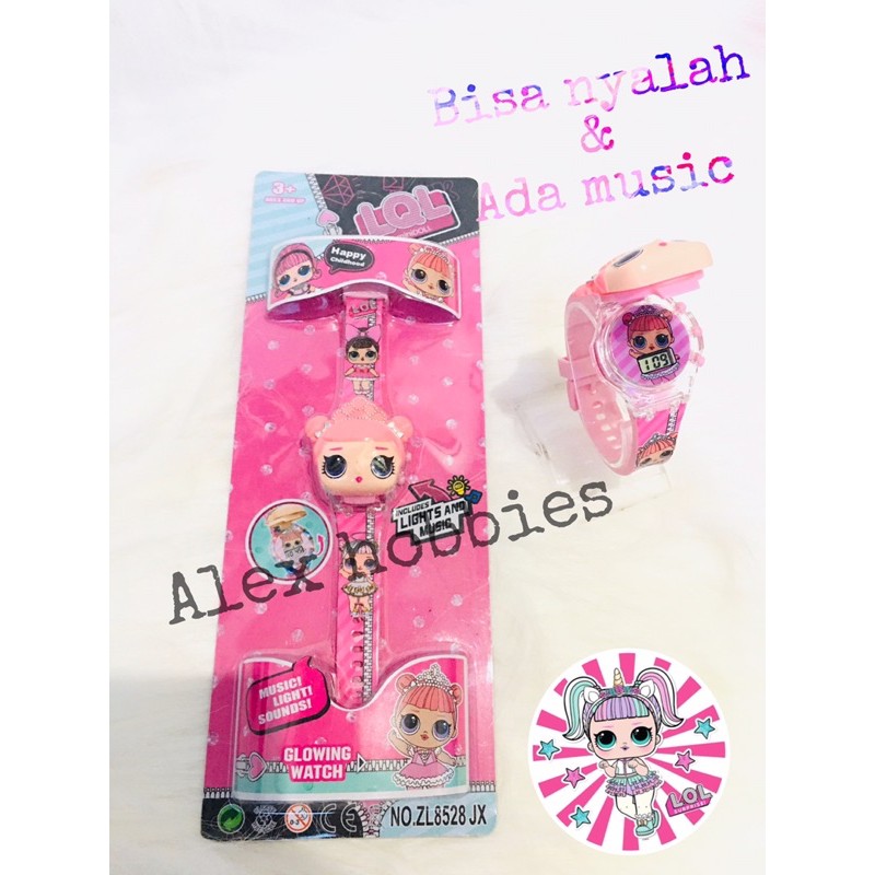 jam tangan anak lampu dan music LOL / jam tangan anak perempuan terbaru / jam tangan anak murah
