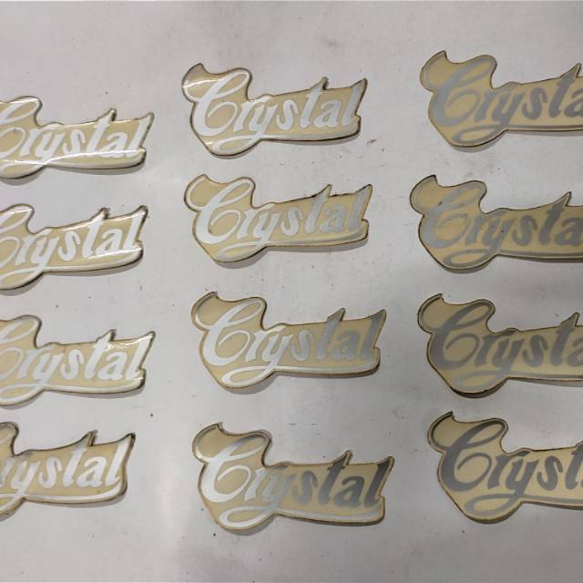 

STIKER/CAP-CAPAN TULISAN CRYSTAL