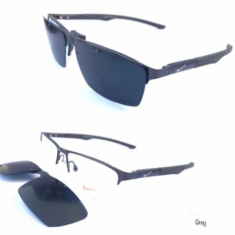 frame kacamata clip on sporty super premium