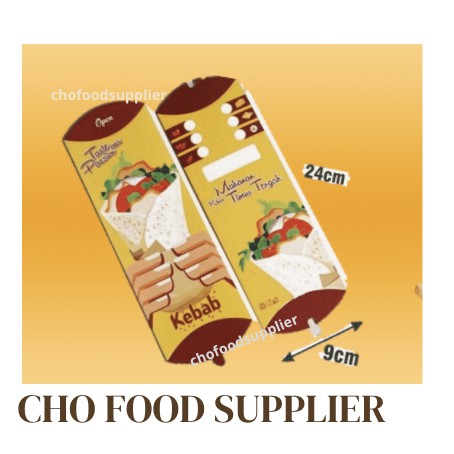 

Box Kebab / Kemasan Kebab / Dus Kebab 24 x 9cm isi (50 PCS)