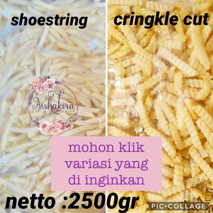 

MAKANAN BEKU / KENTANG SHOESTRING 2,5KG SUPER PREMIUM 7/7 NON COD
