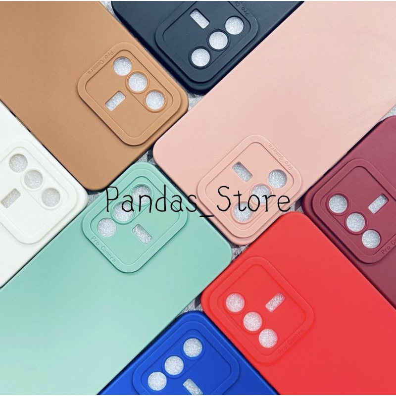 Softcase Pro Camera Vivo V23 5G Candy Case Full Color 3D Silikon TPU