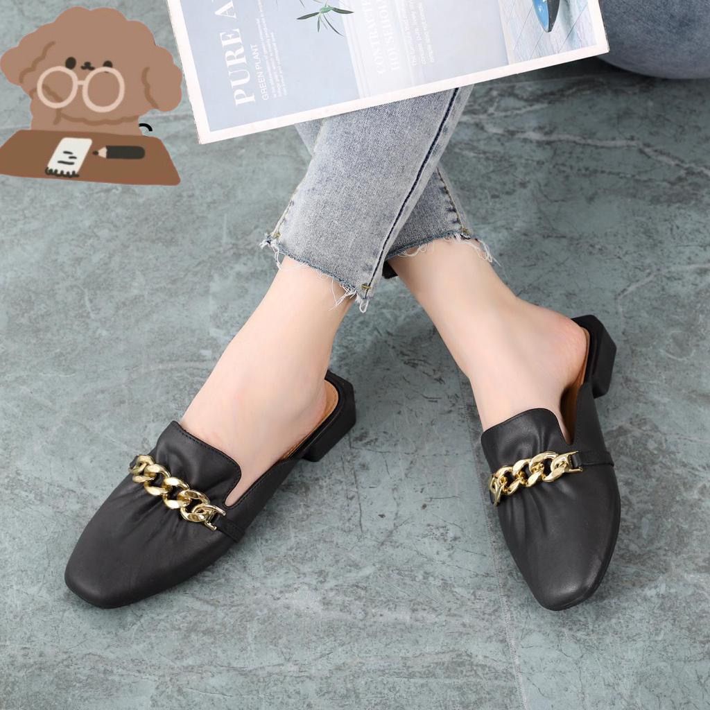 DAVINA PART 2 - Sandal Flat Jelly Karet Import 1301