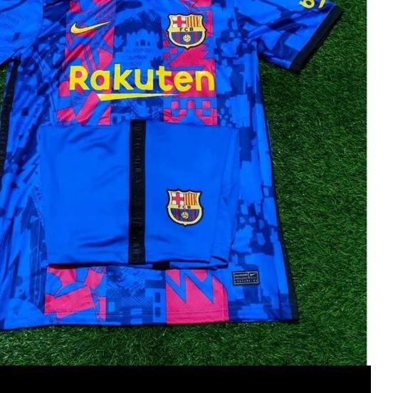 ➭ SETELAN JERSEY BARCA UCL 2022 GRADE ORI THAILAND JERSEY IMPORT PREMIUM BARCELONA UCL BAJU DAN CELA