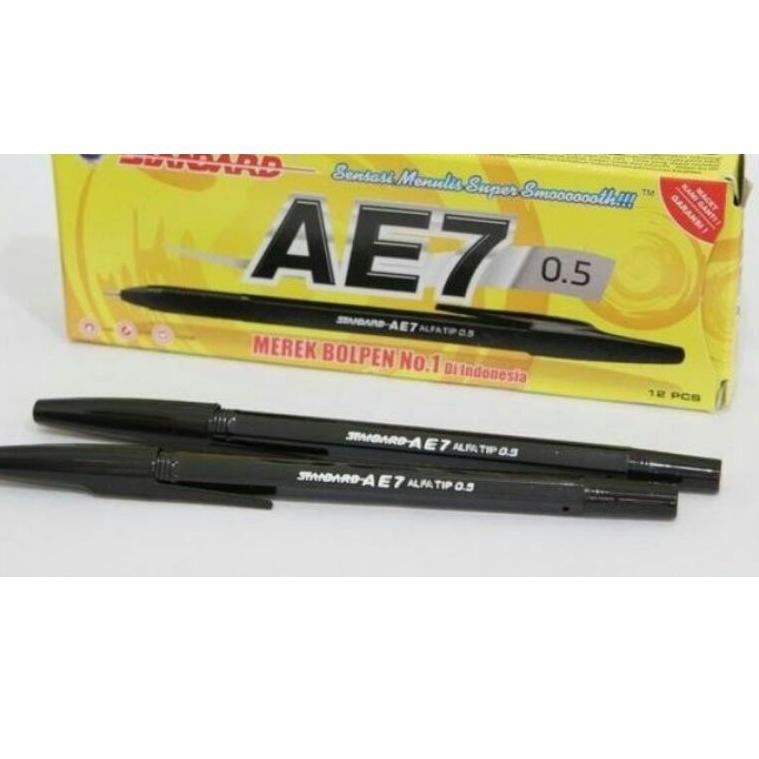 

(H1U9) ✔ PULPEN STANDARD AE7 HITAM ISI 12 PCS/PEN STANDARD CASTELLO C88 //Hadir@Lagi