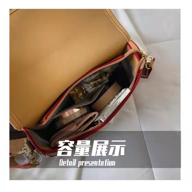 BJ61212 - BROWN/KHAKI - TAS SLEMPANG WANITA FASHION IMPORT MODIS ELEGAN TERMURAH TERLARIS TERBARU BAGSTORE JAKARTA TAS BATAM ZC1212