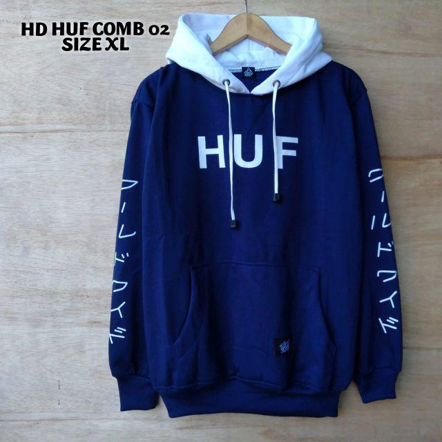 huf blue hoodie