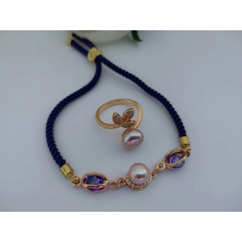 gelang serut mutiara lombok