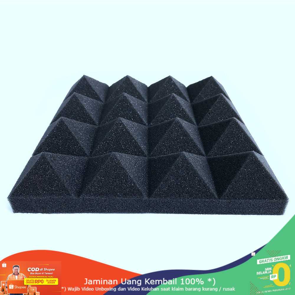 (BISA COD) RVOSTR JROD Busa Telur Peredam Suara Soundproof Foam 25x25x5CM 12PCS - SFS1