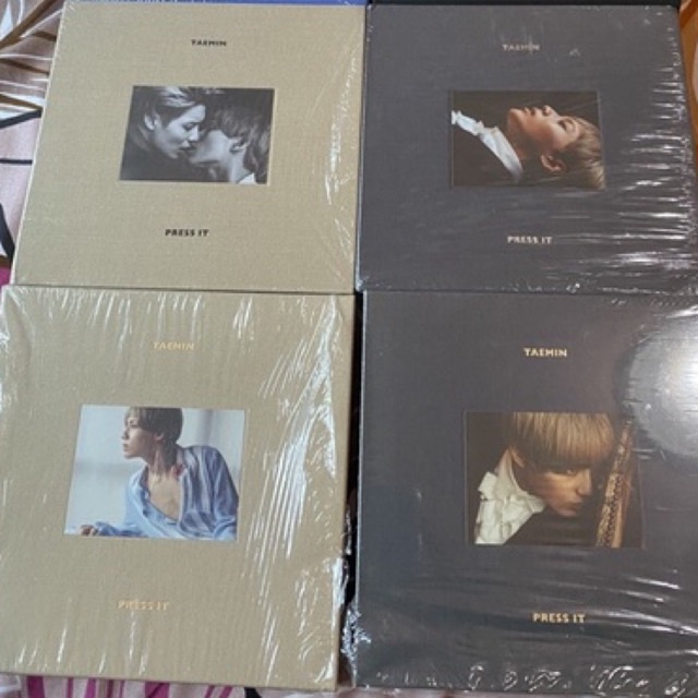 album taemin press it + photocard fullset