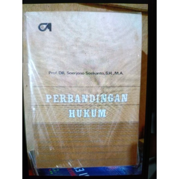 Jual Buku Perbandingan Hukum Soerjono Soekanto Indonesia Shopee Indonesia