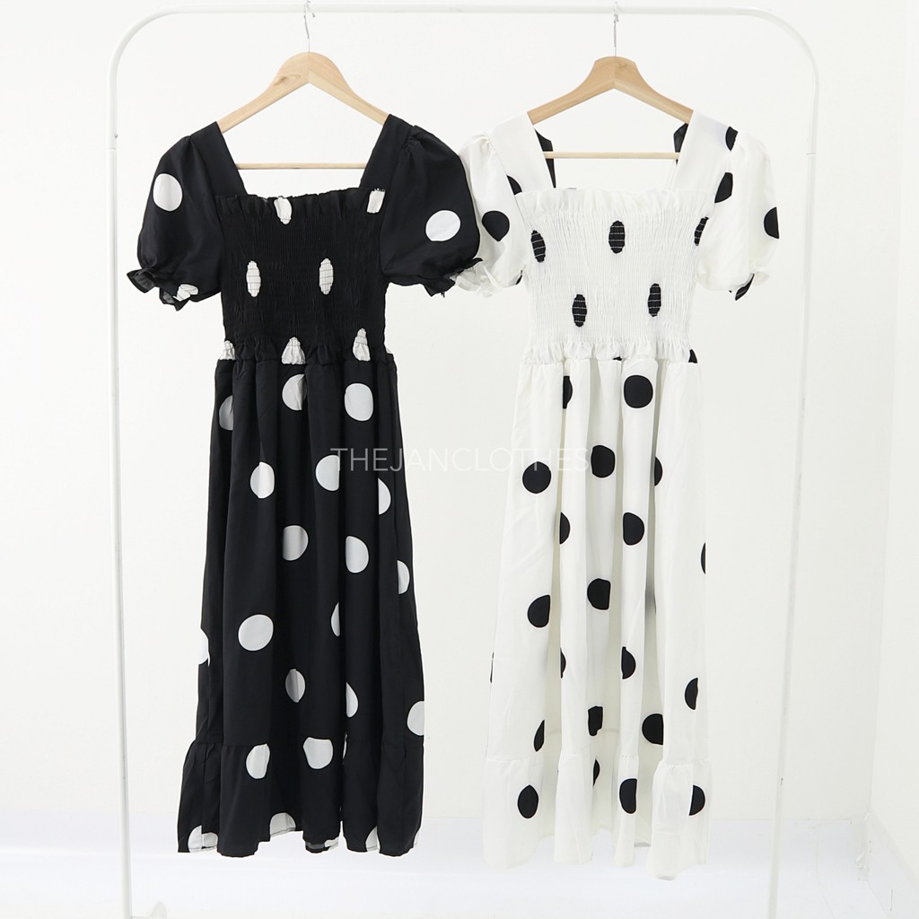 Mela polka dress -Thejanclothes