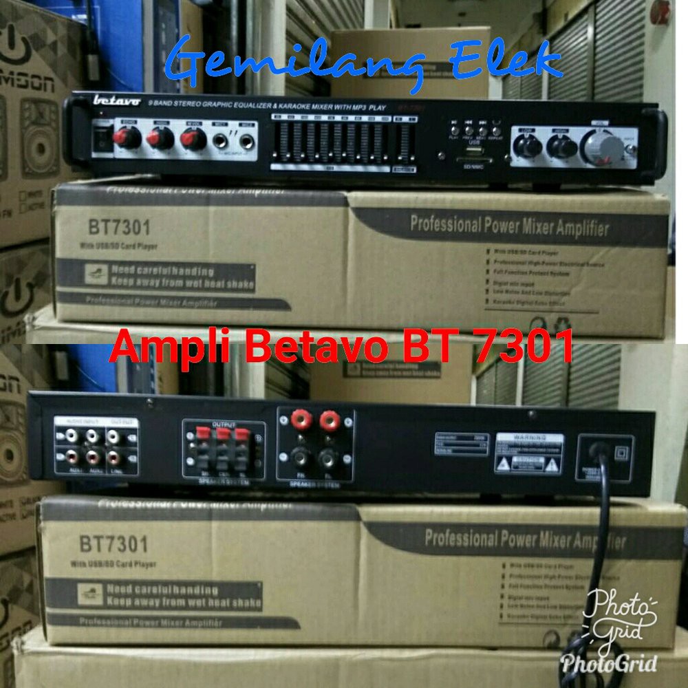 Power Amplifier Karaoke BETAVO BT7301