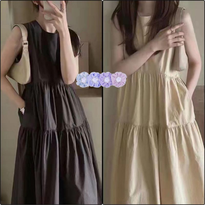 MIDI DRESS KATUN IMPORT
