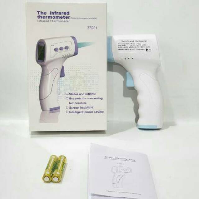 Termometer Badan Infrared Digital Gun Thermometer Bayi ZF001 Non Contact Infra merah