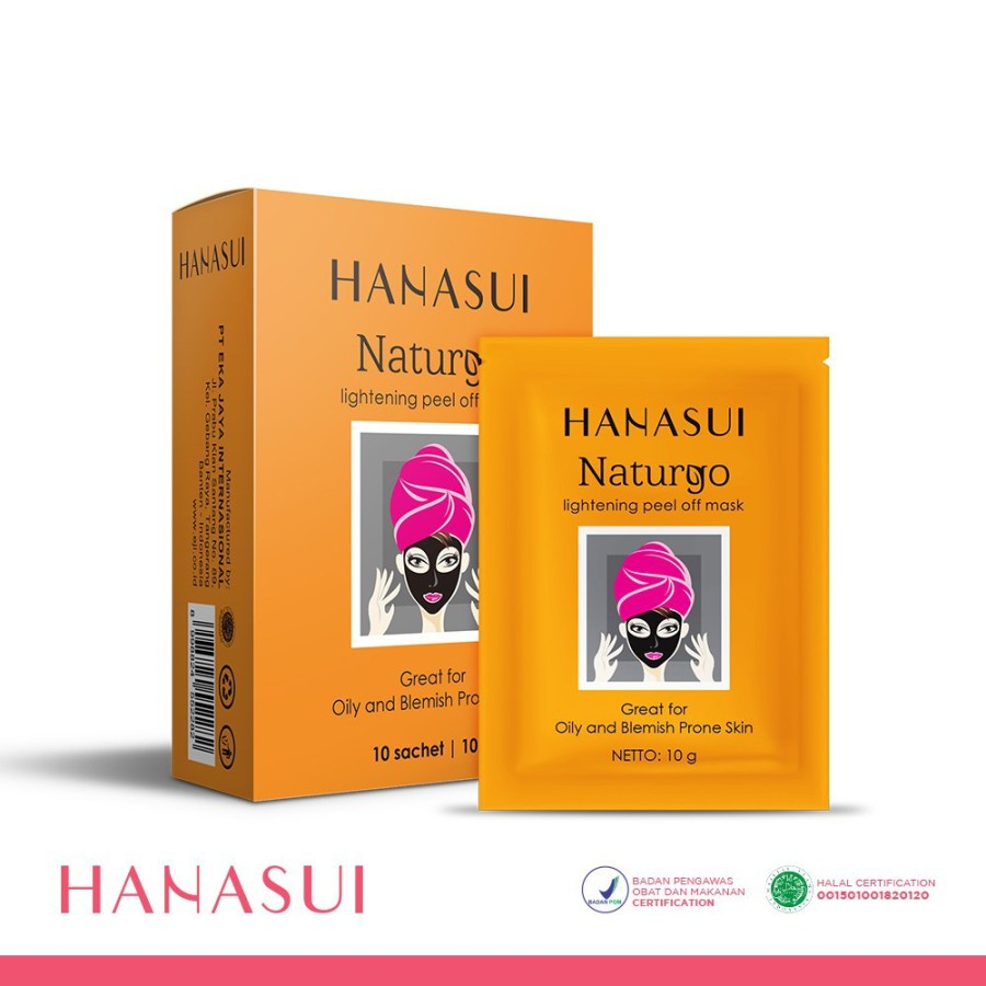 Hanasui Peel Of Mask Naturgo Black SACHET