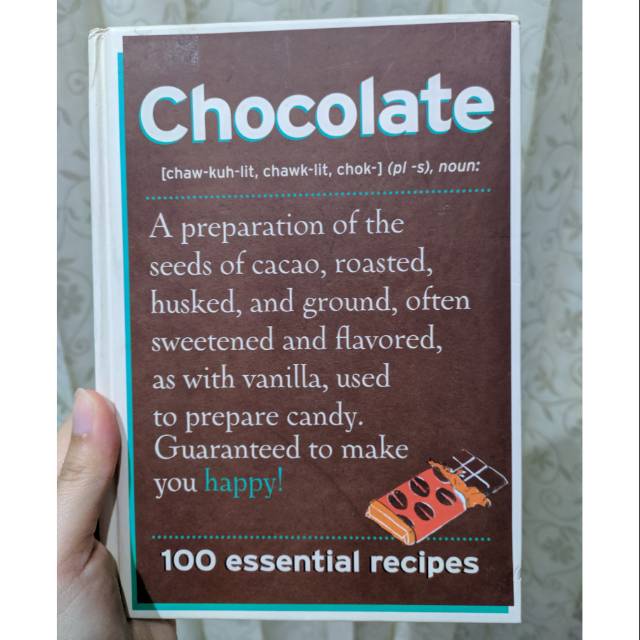Buku resep Chocolate import