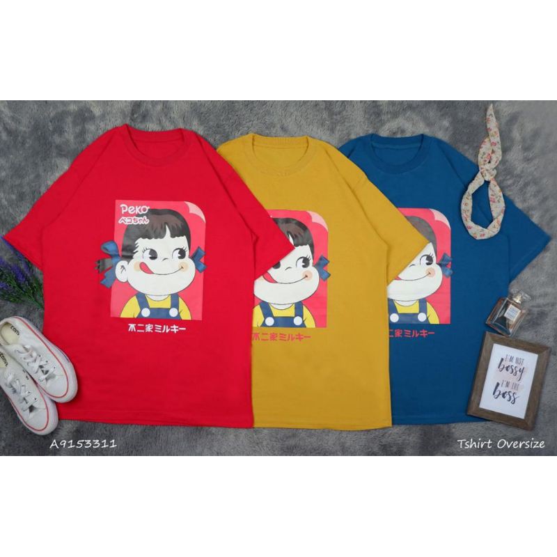 OVERSIZE TSHIRT MILKY PEKO