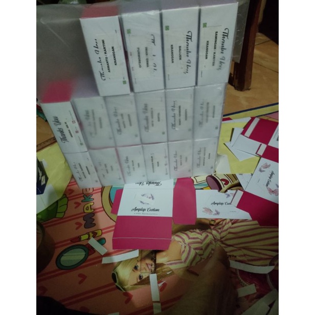 

Amplop Kondangan / Amplop Sumbangan / Amplop Custom Nama 100PCS 17,5K