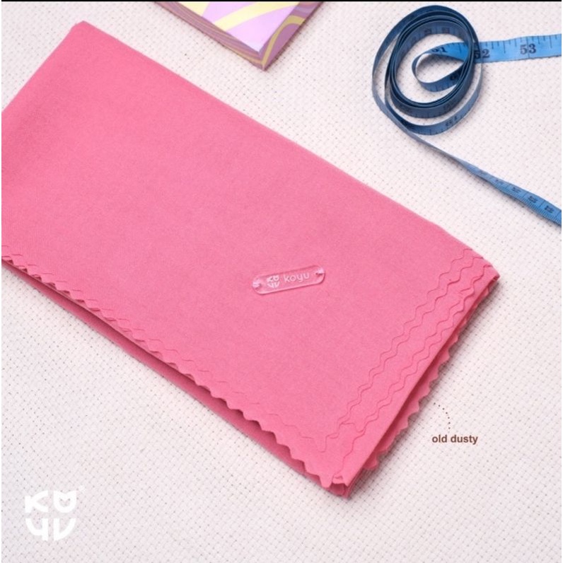 KOYU Original - Hijab Segi Empat Rosaline - Hijab Voal - Hijab Voal Polos - Hijab Segiempat Voal - J