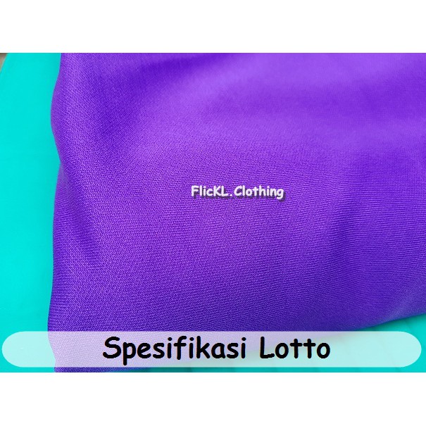 Bahan Kain Lotto PE Cotton Katun Celana Jaket Training Olahraga Seragam Baju