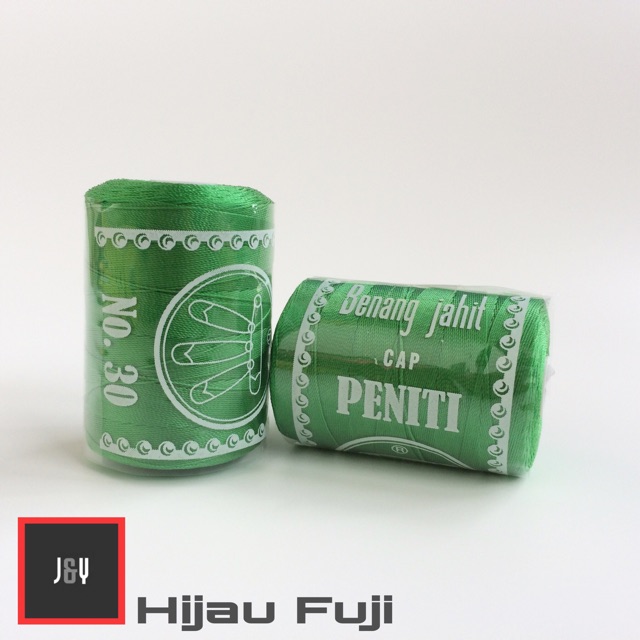 Benang nylon no 30 cap peniti hijau fuji