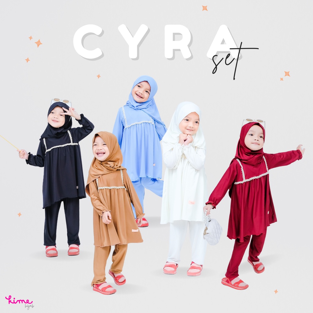 KIMEHIJAB Setelan Anak perempuan CYRA set