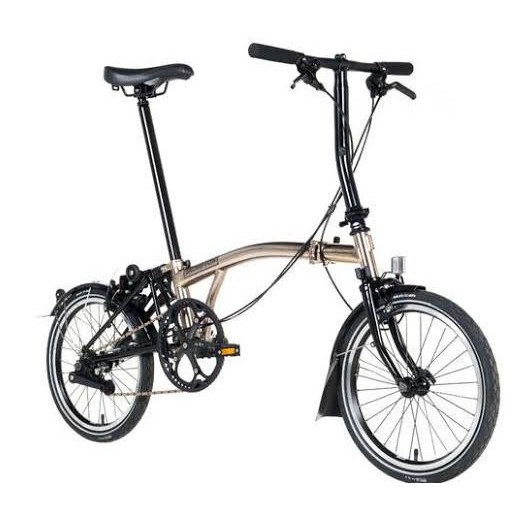 Brompton S6L Nickel Black Edition Ready Stock Sepeda Lipat