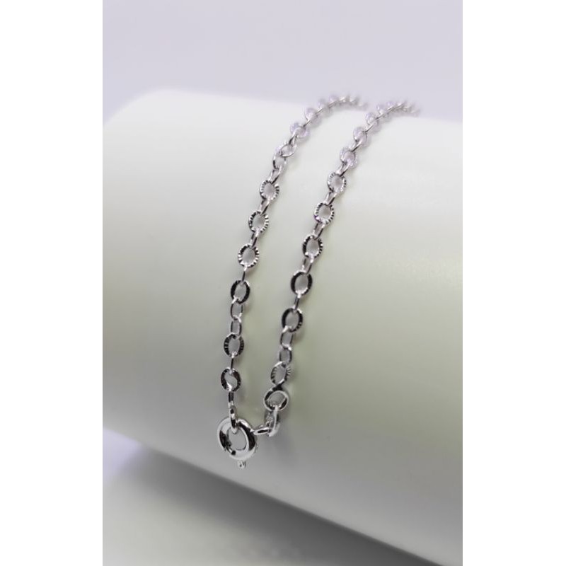 Kalung xuping wanita rantai nori silver lapisan emas 18 K