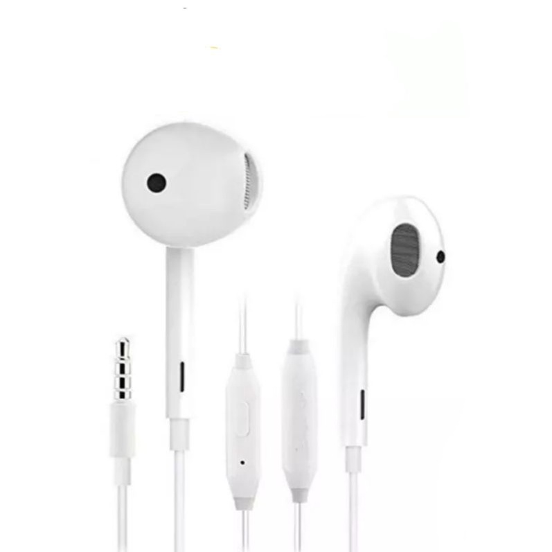 Headset Mic Earphone Original Handsfree Brand hf for Samsung Vivo Oppo Xiaomi Realme non Packing