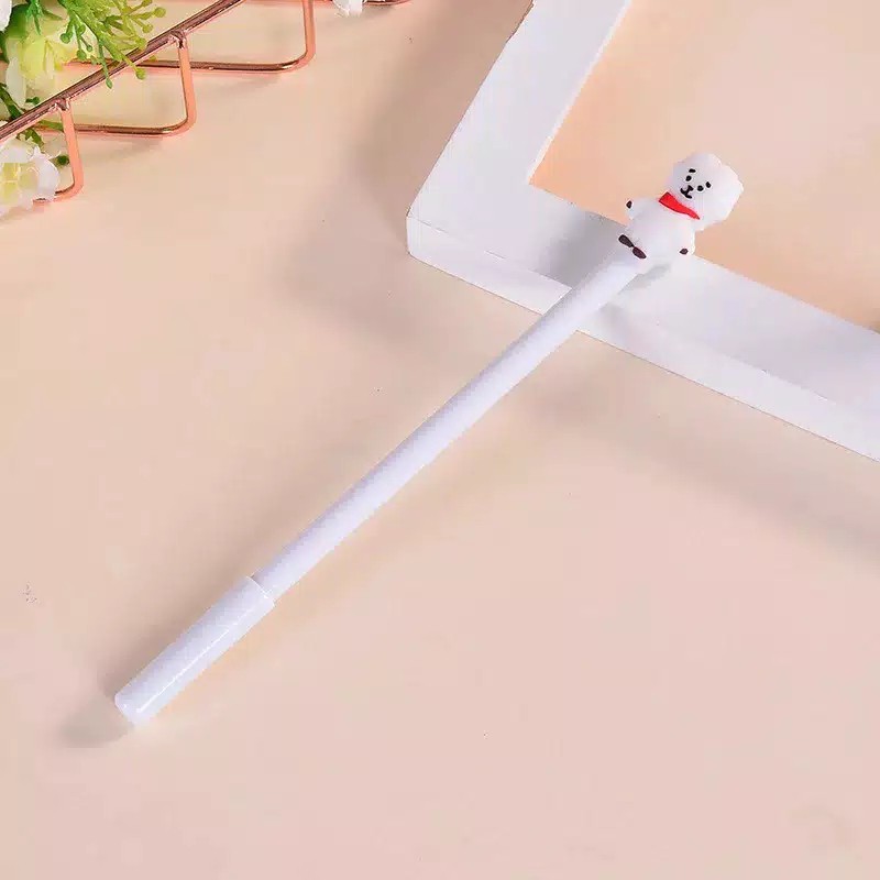 [Premium Store] Pulpen BT21 / Pulpen Karakter BTS / Pena Army Bts / Koleksi Bts / Pena Bt21 / Pulpen Cair Gel Unik Karakter-RJ