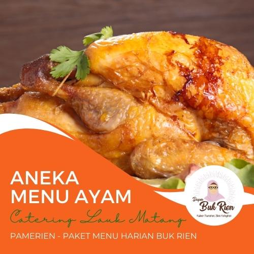 

Lauk Matang Ayam Woku / Ayam Rica Rica / Gulai Ayam / Ayam Serundeng / Ayam Bacem - 1 Ekor