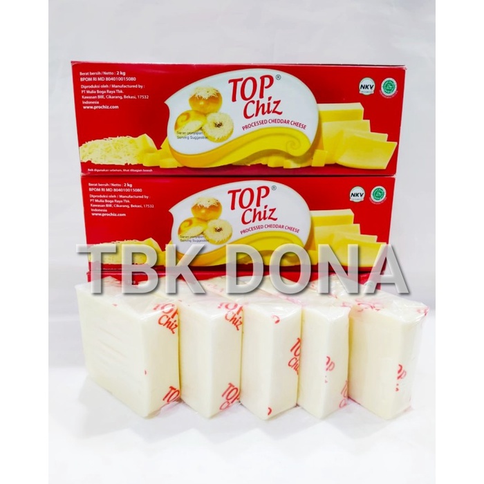 

Keju- Keju Top Chiz Potongan 245 Gr - 255 Gr / Keju Topchiz -Keju.