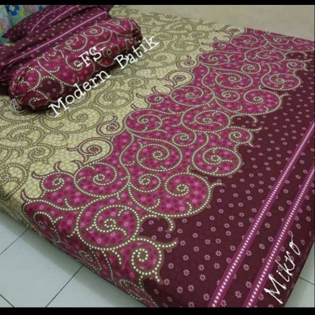 Sprei motif batik size 120x200, 160x200, 180x200, 200x200