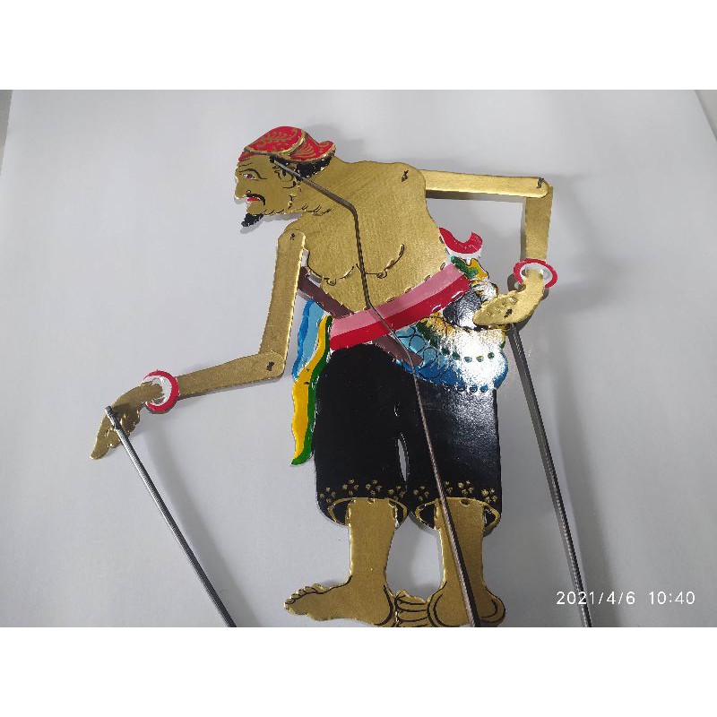 wayang kulit kertas mainan tokoh sukini Tua/lingsinswi dagelan/kreasi